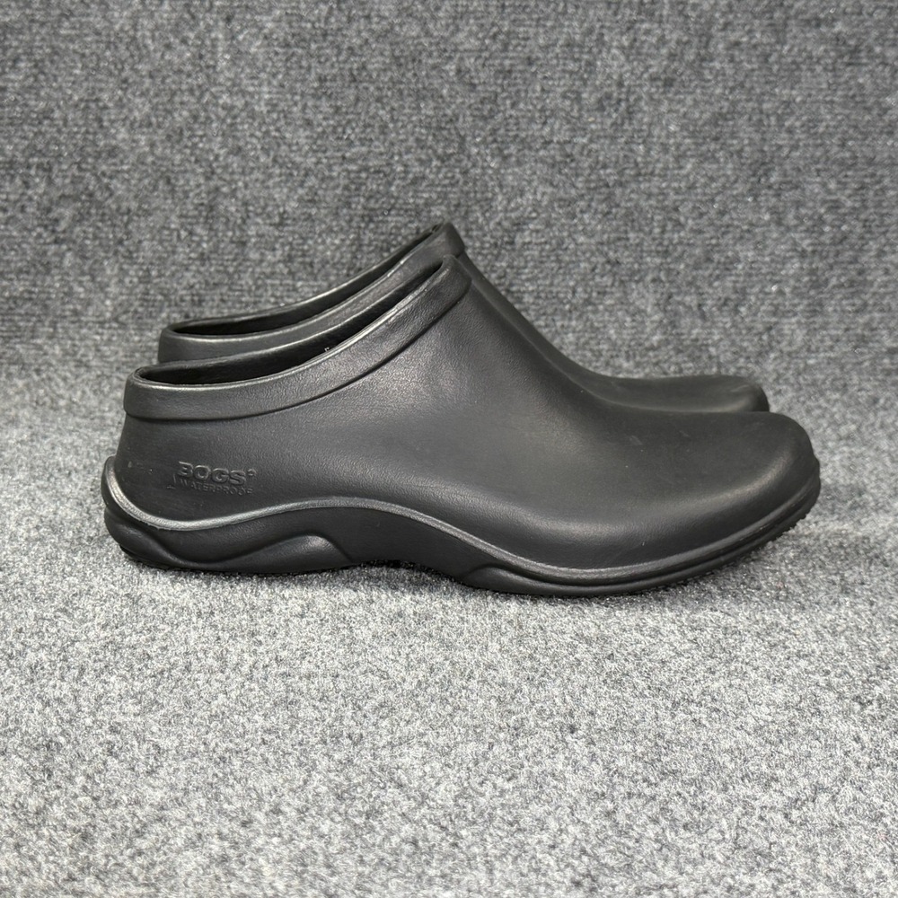 BOGS Stewart Clogs Women's 10 Black Waterproof Slip Resistant Work Shoes